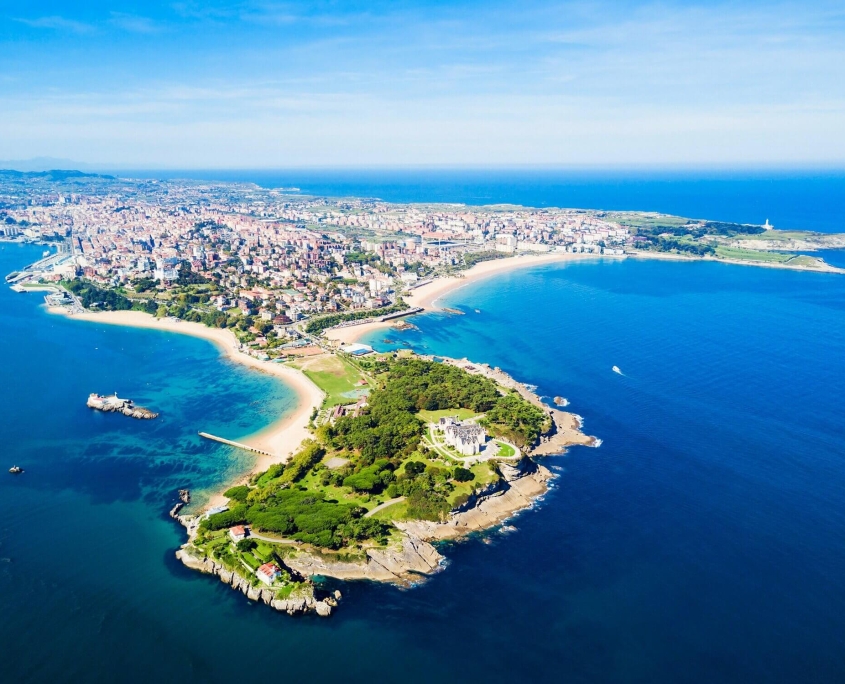 EL LAGAR DE SOMO- VISTA AEREA SANTANDER actividades turísticas