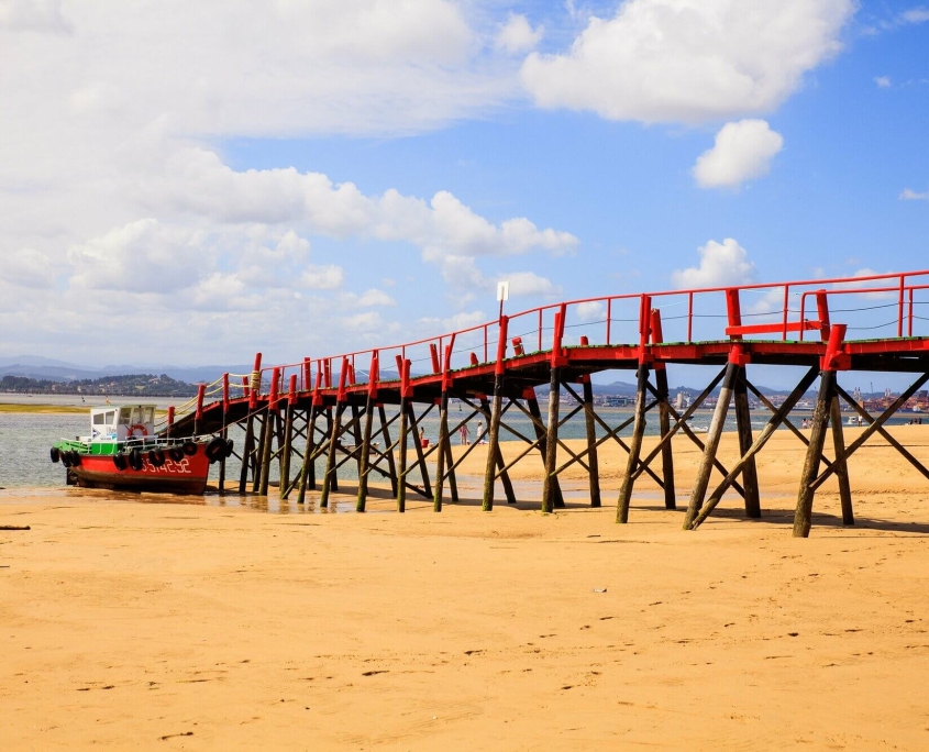 EL LAGAR DE SOMO-embarcadero playa somo